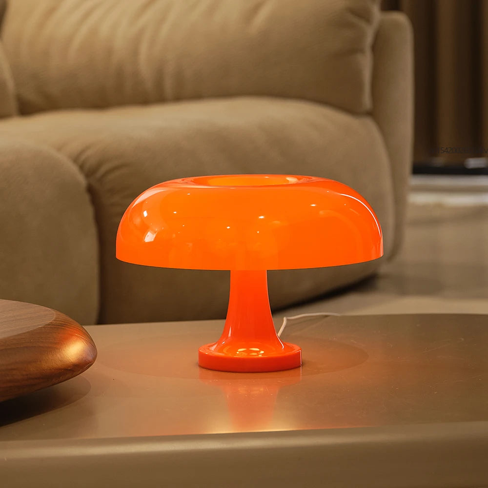 Orange Retro Mushroom Mood Lamp