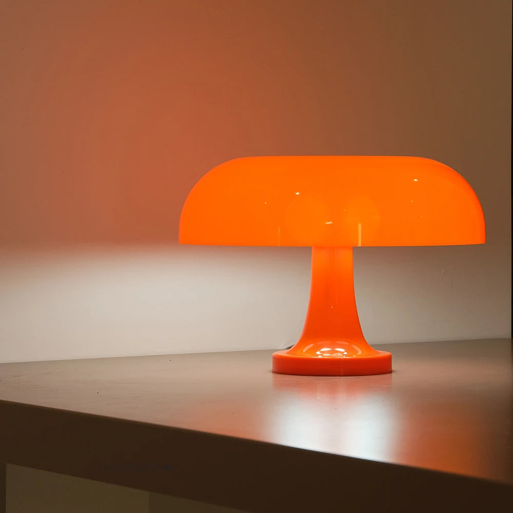 Orange Retro Mushroom Mood Lamp